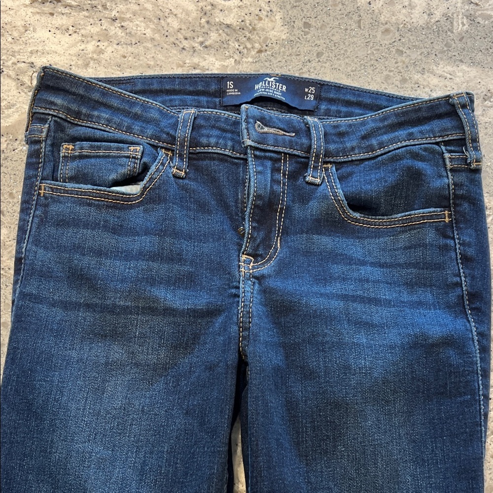 Hollister Low-rise Boot Soft Stretch Jeans Size 25 Short - Picture 8 of 8